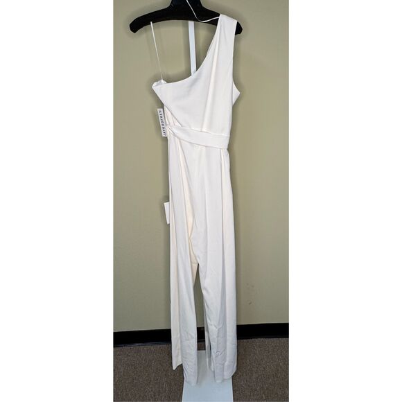 Jay Godfrey NWT Nadine Jumpsuit in White Size 10 - Picture 4 of 6